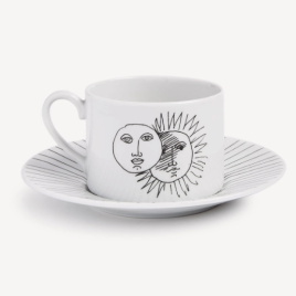 Fornasetti – Solitario – theekop en schotel