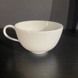 KPM – Urbino – set van 4 koffiekopjes -wit