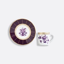 Bernardaud – Prunus -espresso kop en schotel