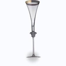 Versace-Rosenthal-kristal-medusa d ore- flute-30 cm