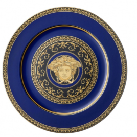 Versace – Ikarus – Medusa Blau – onderbord 30 cm