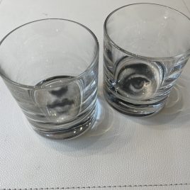 Fornasetti – Occhio e Bocca – set van 2 glazen