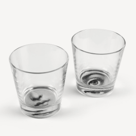 Fornasetti – Occhio e Bocca – set van 2 glazen