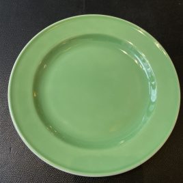 Dibbern – Solid Color – bordje ø195 mm. met gekleurde spiegel – Apple Green