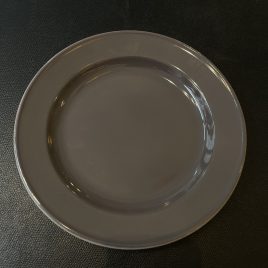 Dibbern – Solid Color – bordje ø195 mm. met gekleurde spiegel -Umbre