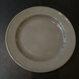 Dibbern – Solid Color – bordje ø195 mm. met gekleurde spiegel – Stone