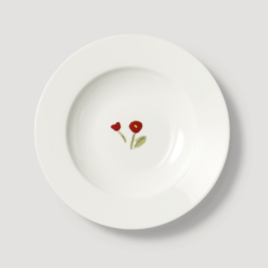 18 en 26 oktober 2025-Dibbern – Impression – Red Flower – diepbord ø23 cm