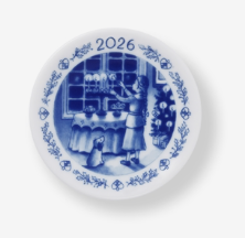 Royal Copenhagen – Kerstmis 2026 – plaquette ø 85 mm