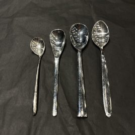 Alessi – set van 4 lepeltjes – samples – winkelexemplaar
