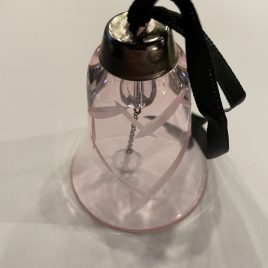 Rückl by Rony Plesl – kerstklokje – roze glas – winkelexemplaar