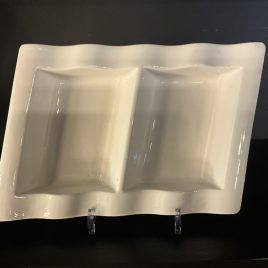 Villeroy & Boch- innova- schaal tje 2 vaks- 20 x 28,5 cm