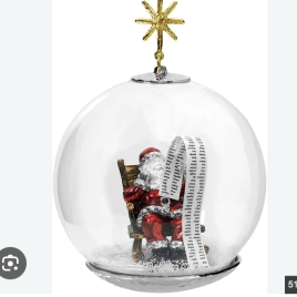 Michael Aram – Santa is making a list – snowglobe
